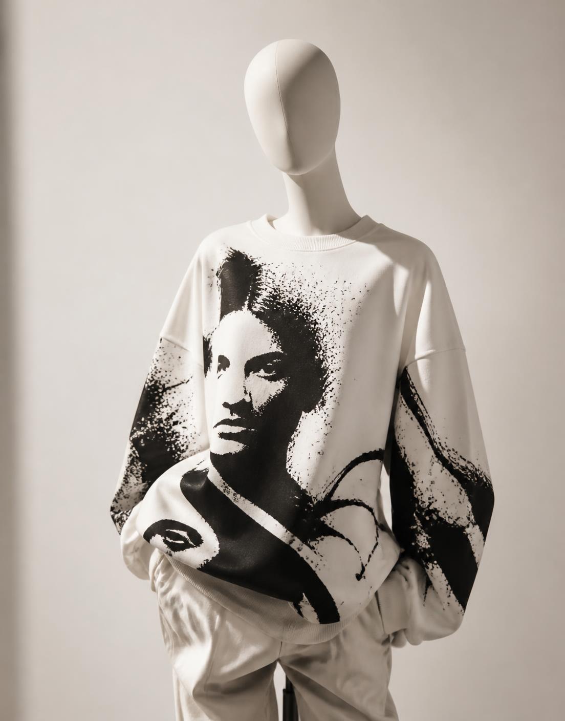 Typography AI-generated apparel design